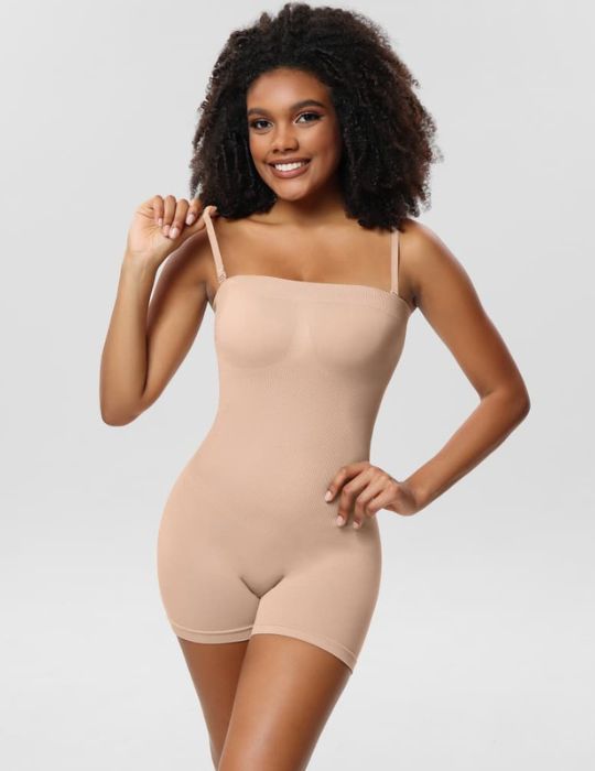 Strapless Full Body Shaper - Seamless Tummy & Thigh Control | BelleNisa